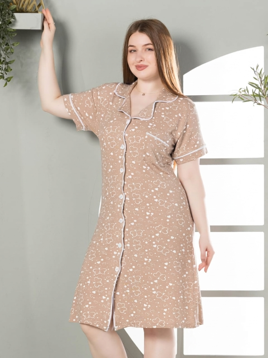 Night Dress – Heart Button Charm
