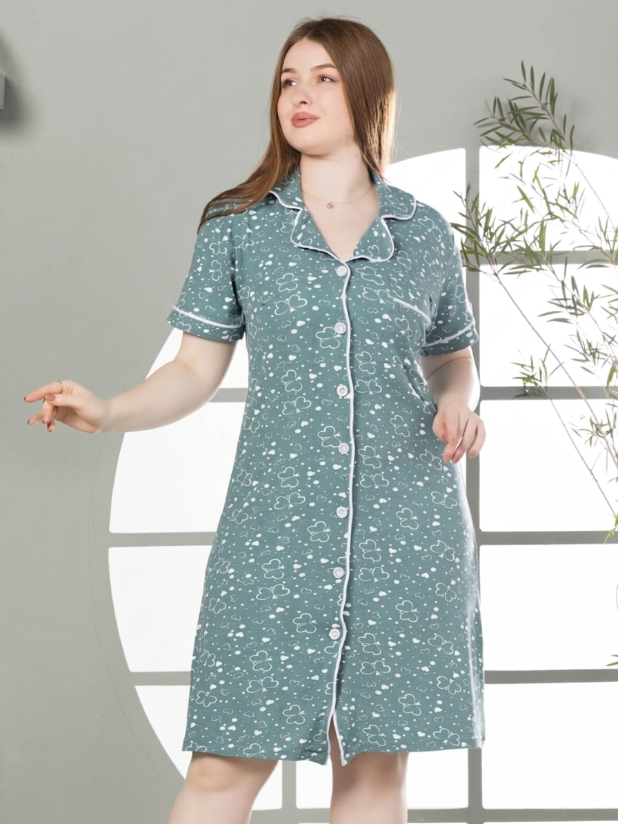 Night Dress – Heart Button Charm